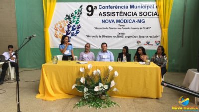 9ª Conferência Municipal de Assistência Social de Nova Módica - MG