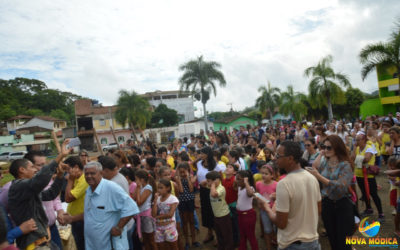 Lançamento da Pedra Fundamental da Construção da Prefeitura Municipal na Praça Filomeno Cardoso.