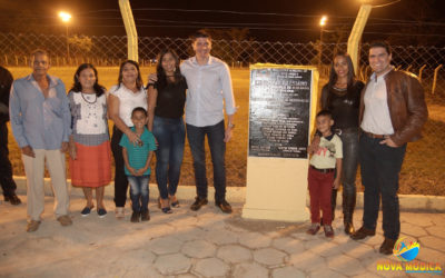 Inauguração da Iluminação do Estádio Francisco Nunes de Miranda "Chico Baiano" em São Lourenço.