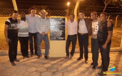 Inauguração da Iluminação do Estádio Francisco Nunes de Miranda "Chico Baiano" em São Lourenço.