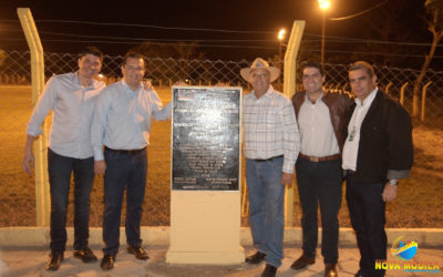 Inauguração da Iluminação do Estádio Francisco Nunes de Miranda "Chico Baiano" em São Lourenço.