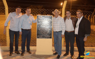 Inauguração da Iluminação do Estádio Francisco Nunes de Miranda "Chico Baiano" em São Lourenço.