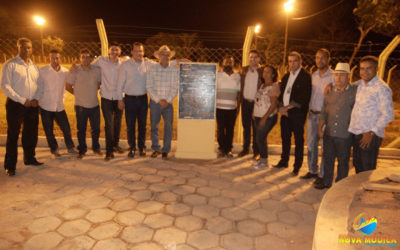 Inauguração da Iluminação do Estádio Francisco Nunes de Miranda "Chico Baiano" em São Lourenço.