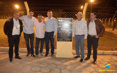 Inauguração da Iluminação do Estádio Francisco Nunes de Miranda "Chico Baiano" em São Lourenço.