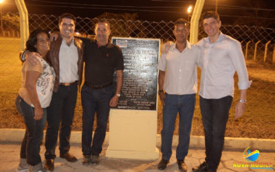 Inauguração da Iluminação do Estádio Francisco Nunes de Miranda "Chico Baiano" em São Lourenço.