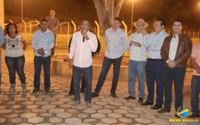 Inauguração da Iluminação do Estádio Francisco Nunes de Miranda "Chico Baiano" em São Lourenço.