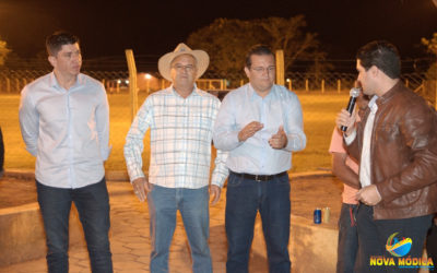 Inauguração da Iluminação do Estádio Francisco Nunes de Miranda "Chico Baiano" em São Lourenço.