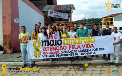 Movimento Maio Amarelo 2018: Nós somos o trânsito!