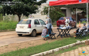 Barreira Sanitária promovida pela Saúde e PMMG